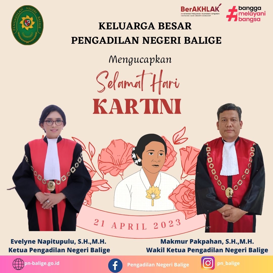 Selamat Hari Kartini 21 April 2023